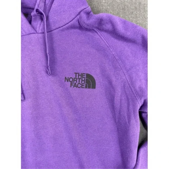 The North Face Pullover Hoodie Sweatshirt Womens S Purple Half Dome Logo Outdoor - Picture 4 of 8
